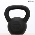TREXO 16 kg fekete öntöttvas kettlebell 8