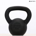 TREXO 8kg fekete öntöttvas kettlebell 8