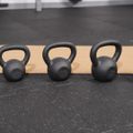 TREXO 6kg fekete öntöttvas kettlebell 9