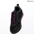 Női platform kerékpáros cipő Giro Tracker Fastlace fekete/throwback lila 13