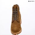 Férfi bakancs Timberland Premium 6 Inch Lace Up Waterproof olive nubuck/dark brown 18