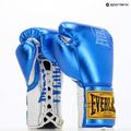 Boxkesztyű Everlast Fight Leather blue 3