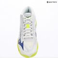 Röplabdacipő Mizuno Wave Lightning Elite Mid White/Lightning Yellow/Dazzling Blue 9