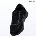 Férfi cipők Calvin Klein HM0HM02215 City Runner Laceup Nylon Recycled Suede triple black 9