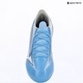 Gyerek focicipő Mizuno Alfa III Select Jr FG sky blue/white 12