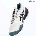 Férfi teniszcipő ASICS Gel-Resolution X Clay white/dark aubergine 9