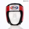 Sisak ochronny Fairtex Muay Thai & Kickboxing Competition red 6
