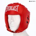 Bokszsisak Everlast amatőr versenyzői fejfedő piros 4