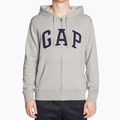 Férfi pulóver GAP XLS FT Arch FZ HD b10 grey heather 2