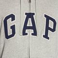 Férfi pulóver GAP XLS FT Arch FZ HD b10 grey heather 4