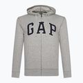 Férfi pulóver GAP XLS FT Arch FZ HD b10 grey heather 5
