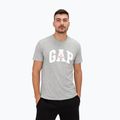 Férfi póló GAP Logo Original Tee grey heather