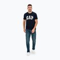 Férfi póló GAP Logo Original Tee blue navy 2