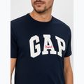 Férfi póló GAP Logo Original Tee blue navy 4