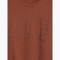 Férfi pulóver GAP Logo Crewneck burnt russet 4