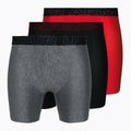 Under Armour Perf Tech 6in férfi boxeralsó 3 pár piros/szürke/fekete