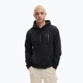 Férfi pulóver GAP Shine Logo Hoodie true black