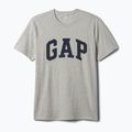 Férfi póló GAP Soft Basic Logo heather grey 4