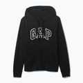 Női pulóver GAP French Fullzip Logo Hoodie true black 3