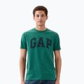 Férfi póló GAP Soft Basic Logo jade stone
