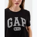 Női póló GAP Logo Slub Tee black 4