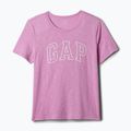 Női póló GAP Logo Slub Tee sugar pink 4