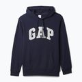 Férfi pulóver GAP Heritage French Terry Logo blue navy 5