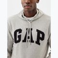Férfi pulóver GAP Heritage French Terry Logo light heather grey 4