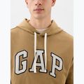 Férfi pulóver GAP Heritage Crewneck Logo perfect khaki 4