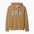 Férfi pulóver GAP Heritage Crewneck Logo perfect khaki 5