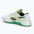 Edzőcipő Reebok Nano x4 cloud white/solar acid yellow/sport green 3
