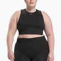 Női edzőfelső Reebok Lux Contour Crop fekete színben