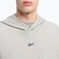 Férfi Reebok Athlete kapucnis pulóver közepes szürke sörény 4