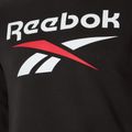 Férfi Reebok Identity Big Logo Fleece Crew fekete/fehér/vektor piros melegítőfelső 3