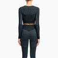 Női hosszú ujjú edzőruha Reebok RBK Lab Seamless Crop fekete 3