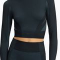Női hosszú ujjú edzőruha Reebok RBK Lab Seamless Crop fekete 4