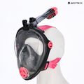 AQUA-SPEED Spectra 2.0 teljes arcú maszk snorkelinghez fekete/rózsaszín 7
