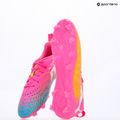 Gyerek focicipő PUMA Future 9 Play FG/AG Jr poison pink/puma white/sun stream/bright aqua/puma black 14