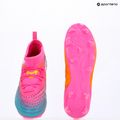 Gyerek focicipő PUMA Future 9 Match FG/AG Jr poison pink/puma white/sun stream/bright aqua/puma black 15