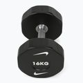 Krómozott kézisúlyzó Nike Strength Pro Urethane Dumbbell 16 kg black/white 2
