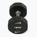 Krómozott kézisúlyzó Nike Strength Pro Urethane Dumbbell 18 kg black/white 2