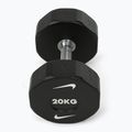 Krómozott kézisúlyzó Nike Strength Pro Urethane Dumbbell 20 kg black/white 2