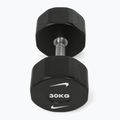 Krómozott kézisúlyzó Nike Strength Pro Urethane Dumbbell 30 kg black/white 2