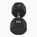 Gumírozott kézisúlyzó Nike Strength Hex Dumbbell 27,5 kg black/white 2