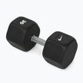 Gumírozott kézisúlyzó Nike Strength Hex Dumbbell 30 kg black/white