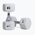 Gumírozott kézisúlyzó Nike Strength Grind Hex Dumbbell 15 kg wolf grey 5