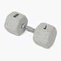 Gumírozott kézisúlyzó Nike Strength Grind Hex Dumbbell 17,5 kg wolf grey