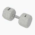 Gumírozott kézisúlyzó Nike Strength Grind Hex Dumbbell 22,5 kg wolf grey