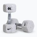 Súlyzók Nike Strength Grind Hex Dumbbell 2 x 10 kg wolf grey