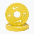 Terhelés Nike Strength Change Plates 2 x 1,5 kg yellow/white